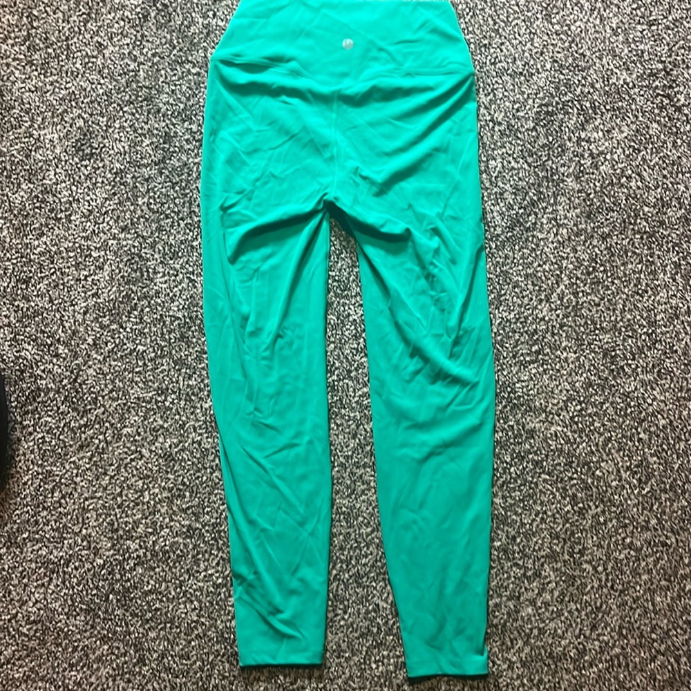 Lululemon Wunder Under Green Leggings